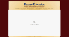 Desktop Screenshot of beautyevolution.com